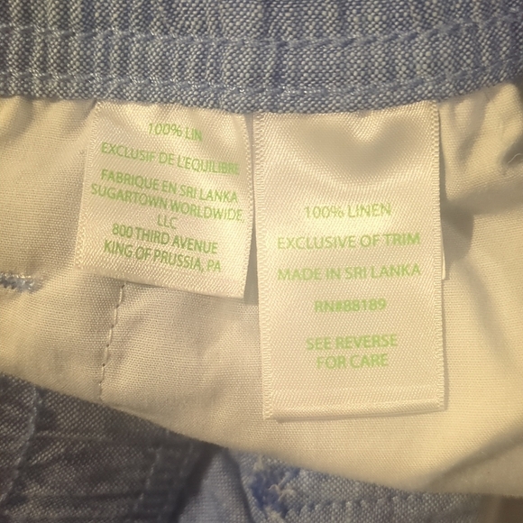 Lilly Pulitzer Taron Mid-Rise Linen Pant Size L - Picture 6 of 6